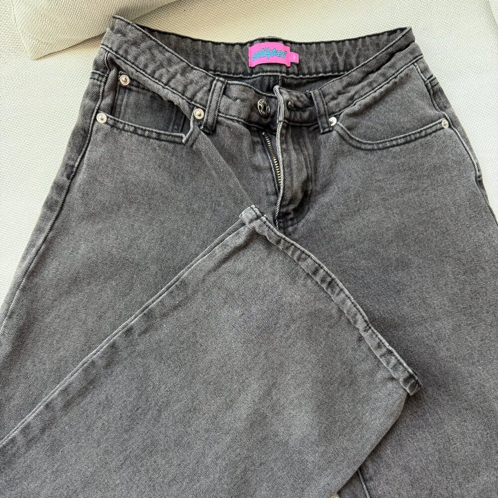 Edikted Black Pants | Dark Jeans Pants | Size XS | Pants | Jeans